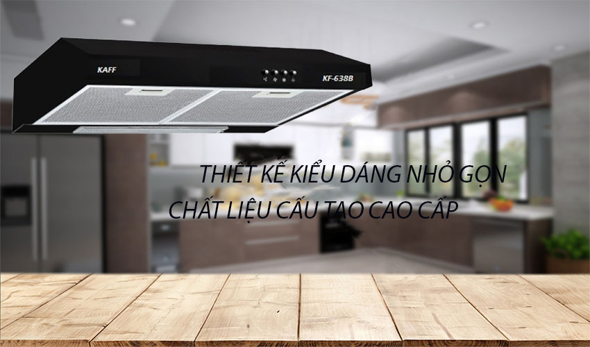 Thiết kế của Máy hút mùi cổ điển Kaff KF-638B
