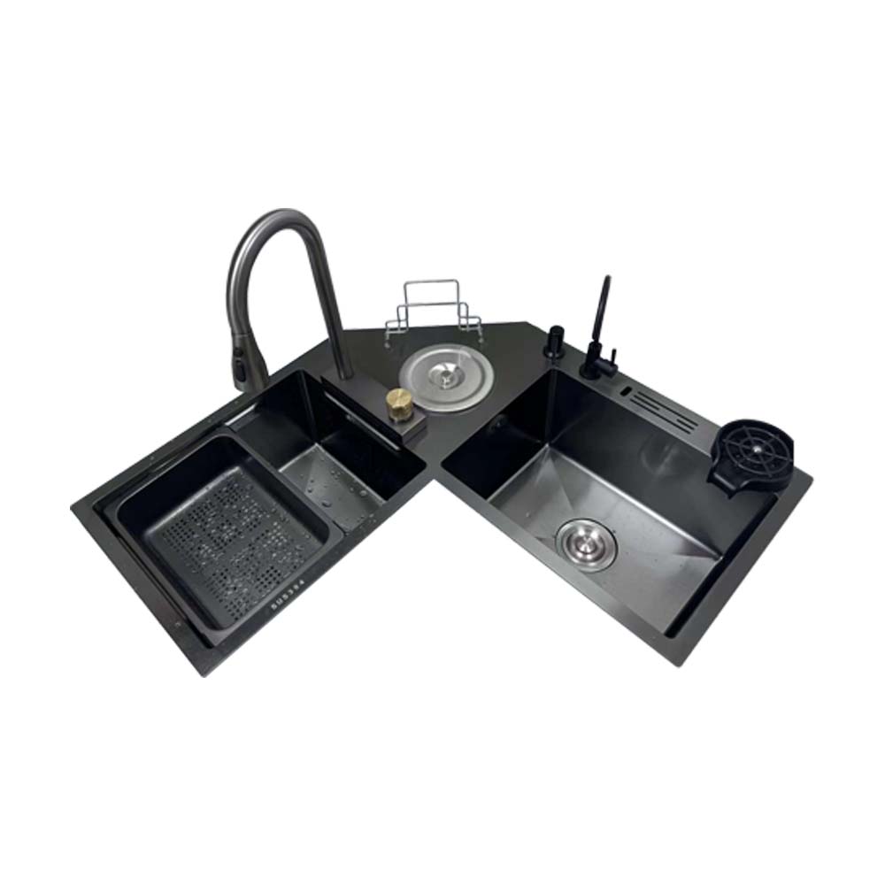 CHẬU RỬA INOX KAFF KF-ZJ9980-B