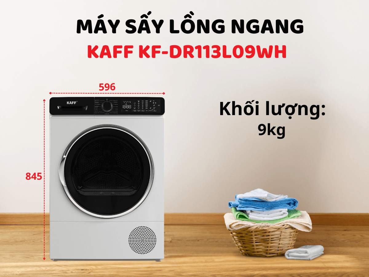Máy sấy Kaff KF-DR113L09WH