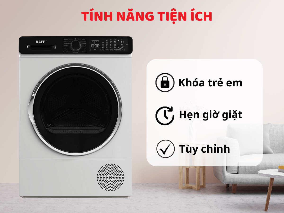 Máy sấy Kaff KF-DR113L09WH