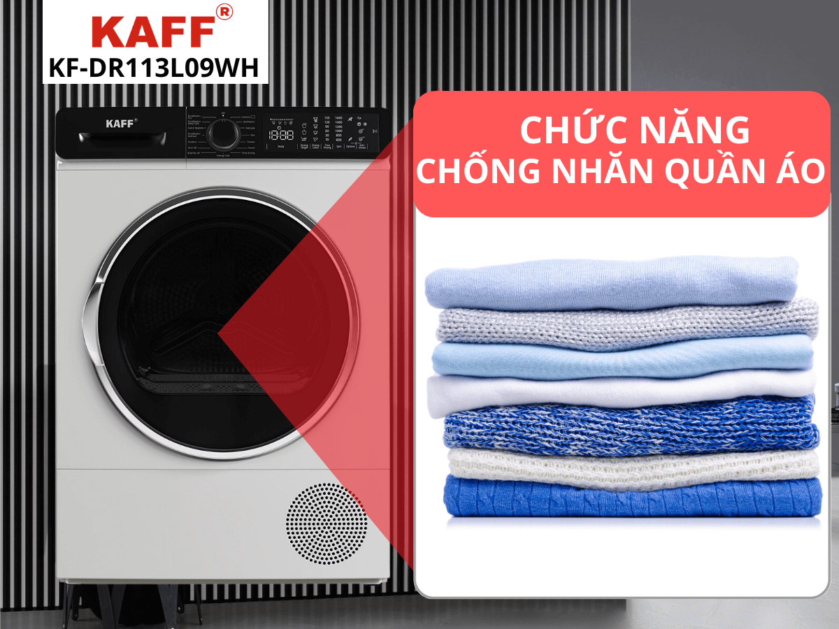 Máy sấy Kaff KF-DR113L09WH