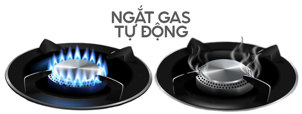 Chức năng ngắt gas tự động Bếp gas âm KAFF KF - 620 DETIME Home Best